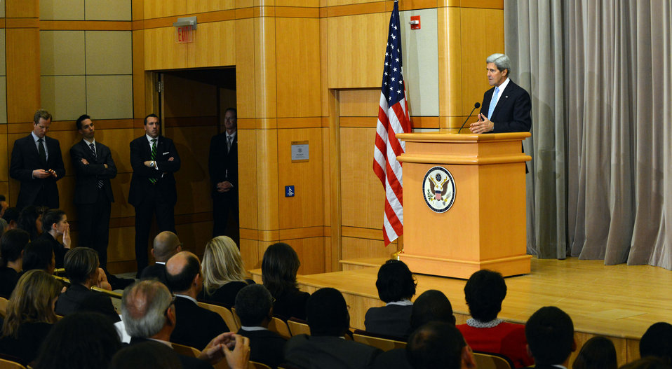 Secretary Kerry Delivers Remarks at the DC Greening Embassies Forum