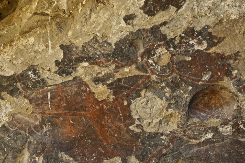 Pictograph at Painted Rock, Carrizo Plain 1