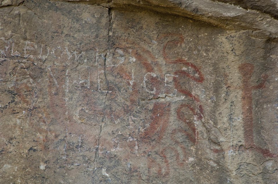 Pictograph at Painted Rock, Carrizo Plain 7