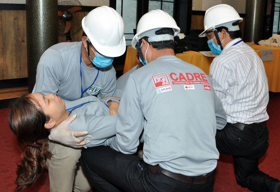 Disaster and Emergency Training Funded by USAID in Hue, Vietnam