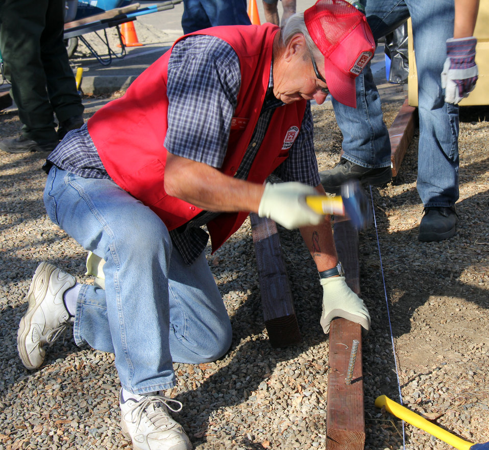Hammering out details (National Public Lands Day 2012)