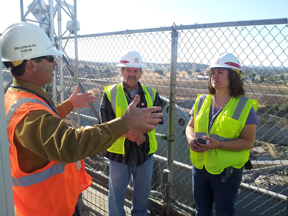 House of Rep. staff member visits Folsom Dam Project