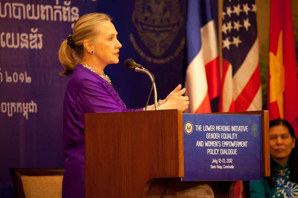 Secretary Clinton Delivers Remarks at the Women's Empowerment Event