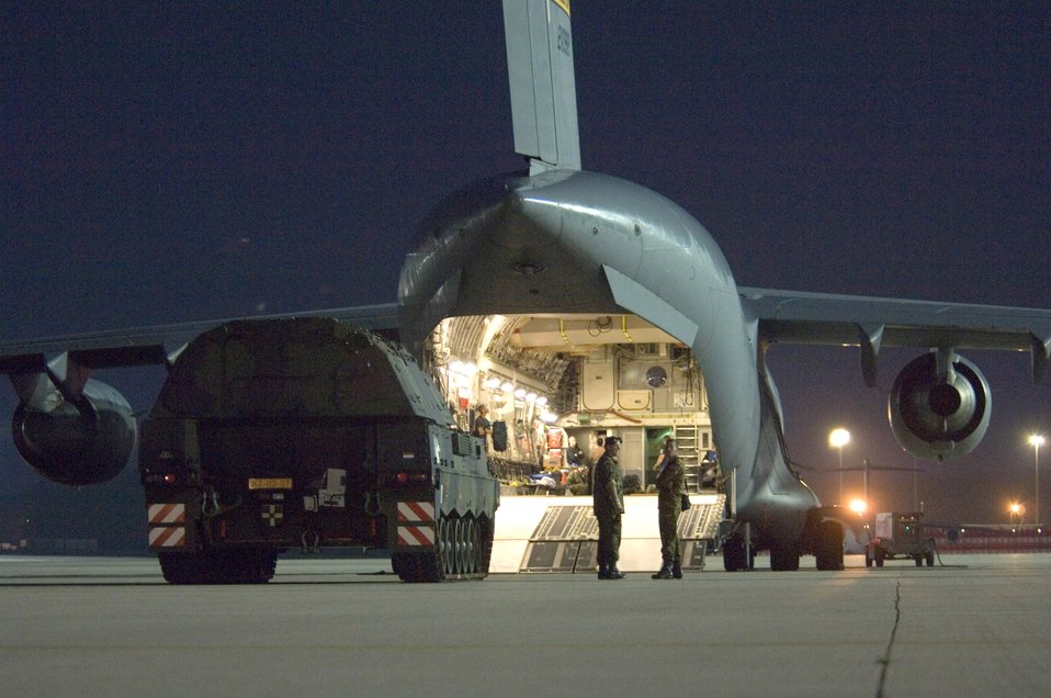 Howitzer takes flight