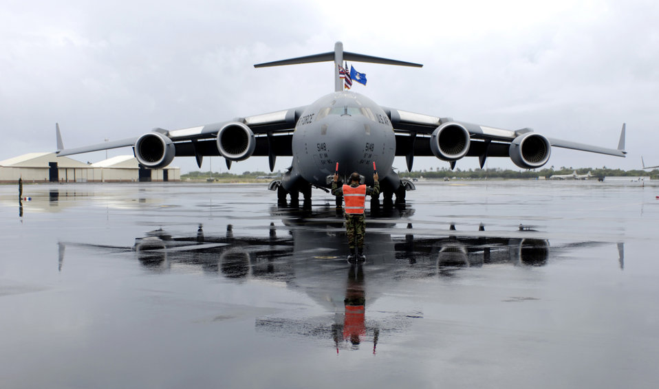 C-17 arrival