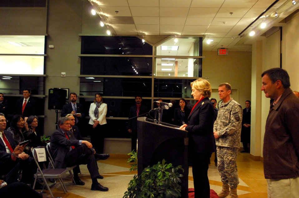 Secretary Clinton Travels to Afghanistan