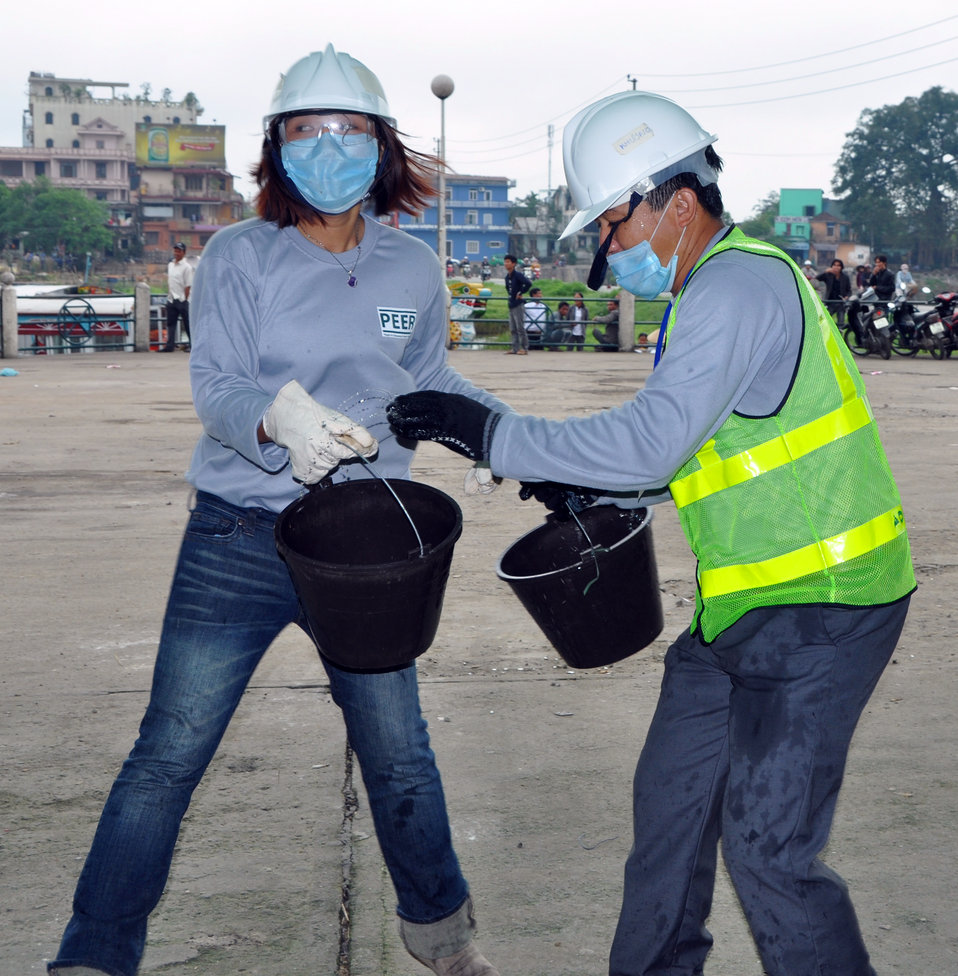 Disaster and Emergency Training Funded by USAID in Hue, Vietnam