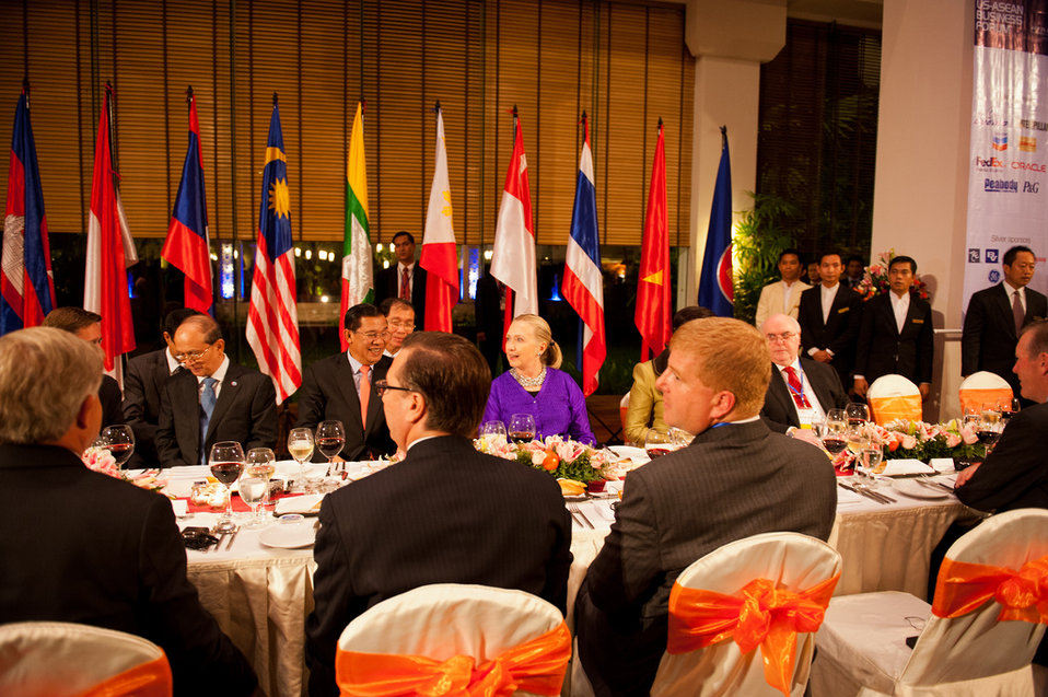 Secretary Clinton at the U.S.-ASEAN Business Forum and Dinner