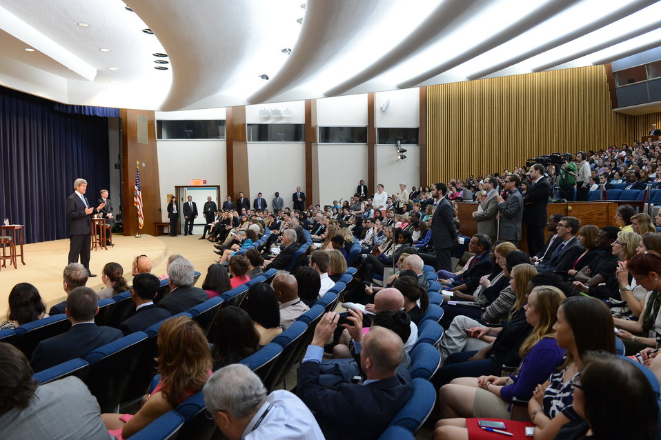 Secretary Kerry Responds to a State Department Employee's Question