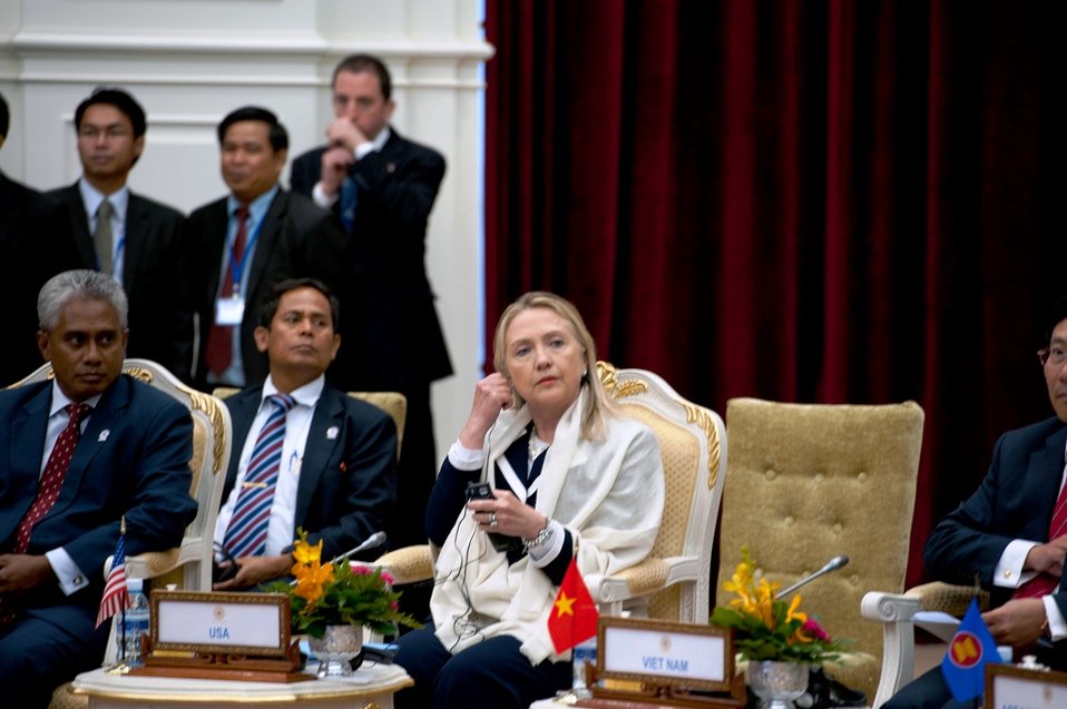 Secretary Clinton at the ASEAN Regional Forum Retreat