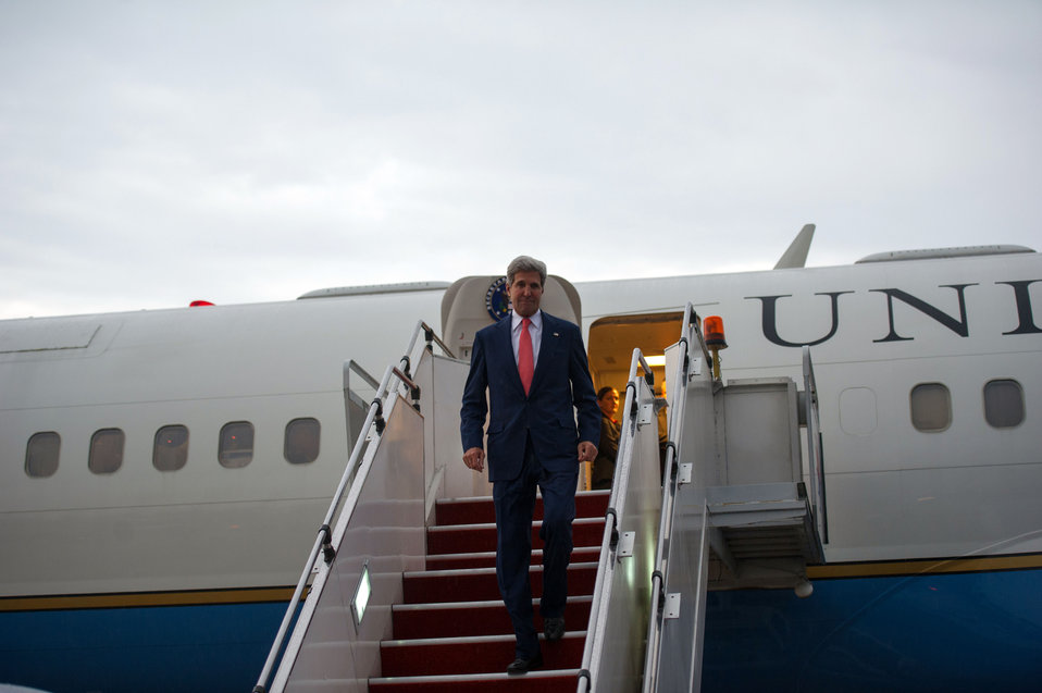 Secretary Kerry Arrives in Kuala Lumpur, Malaysia