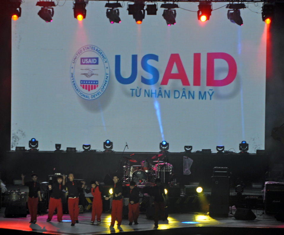 Dance Group Big Toe performs at MTV EXIT concert against human trafficking and exploitation