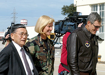 Transportation secretary visits Lackland