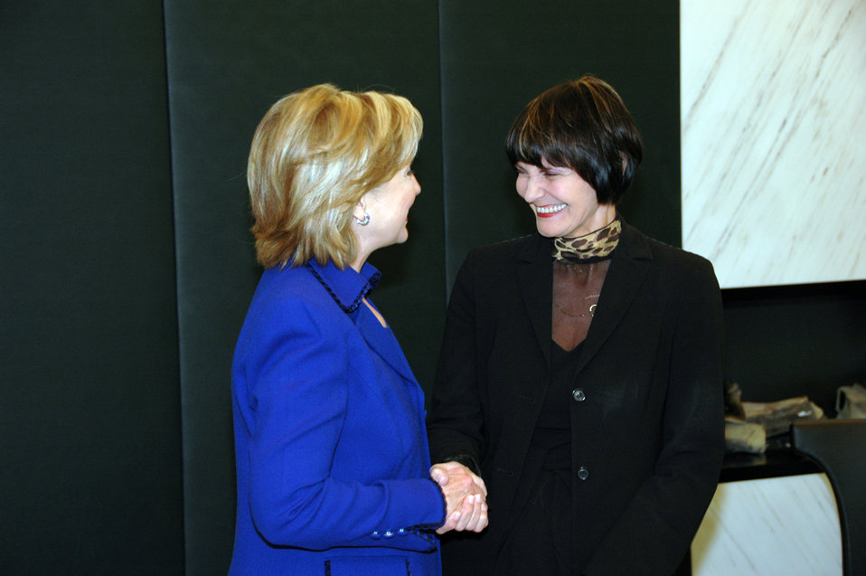 Secretary Clinton Meets Swiss Foreign Minister