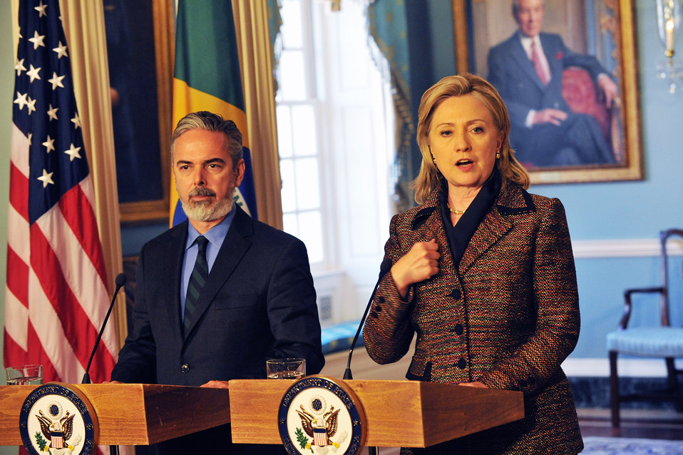 Secretary Clinton Holds a Joint Press Conference With Brazilian Foreign Minister Patriota