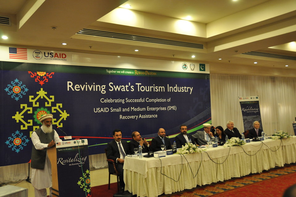 Graduation event of USAID Firms Project's Malakand Small and Medium Enterprises (SME) Recovery Assistance Program