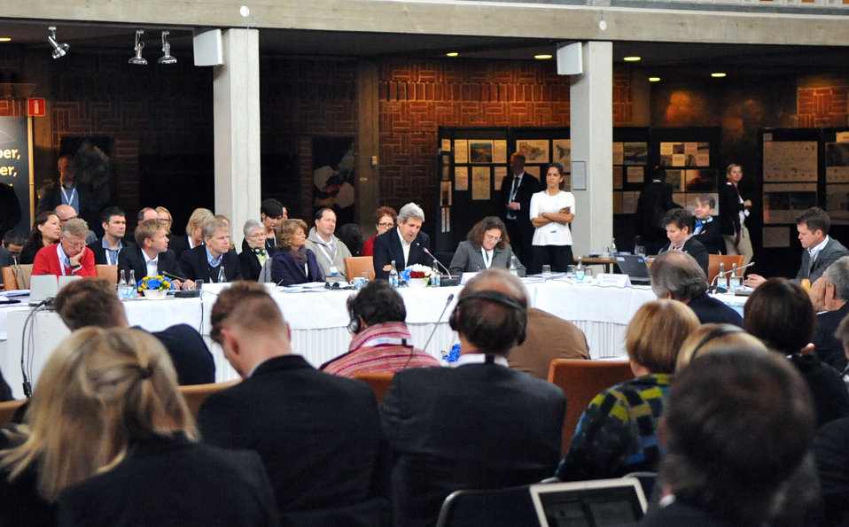 Secretary Kerry Addresses the Eighth Arctic Council Meeting