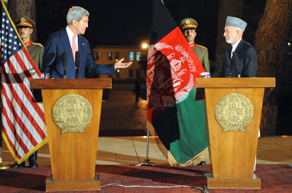 Secretary Kerry Discusses Bilateral Security Agreement With Afghanistan