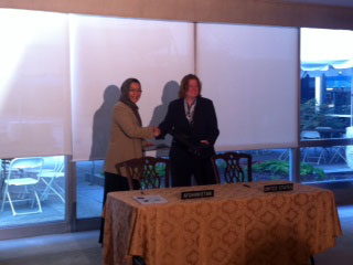 Assistant Secretary Richard and Afghan Minister of Public Health Dalil Shake Hands