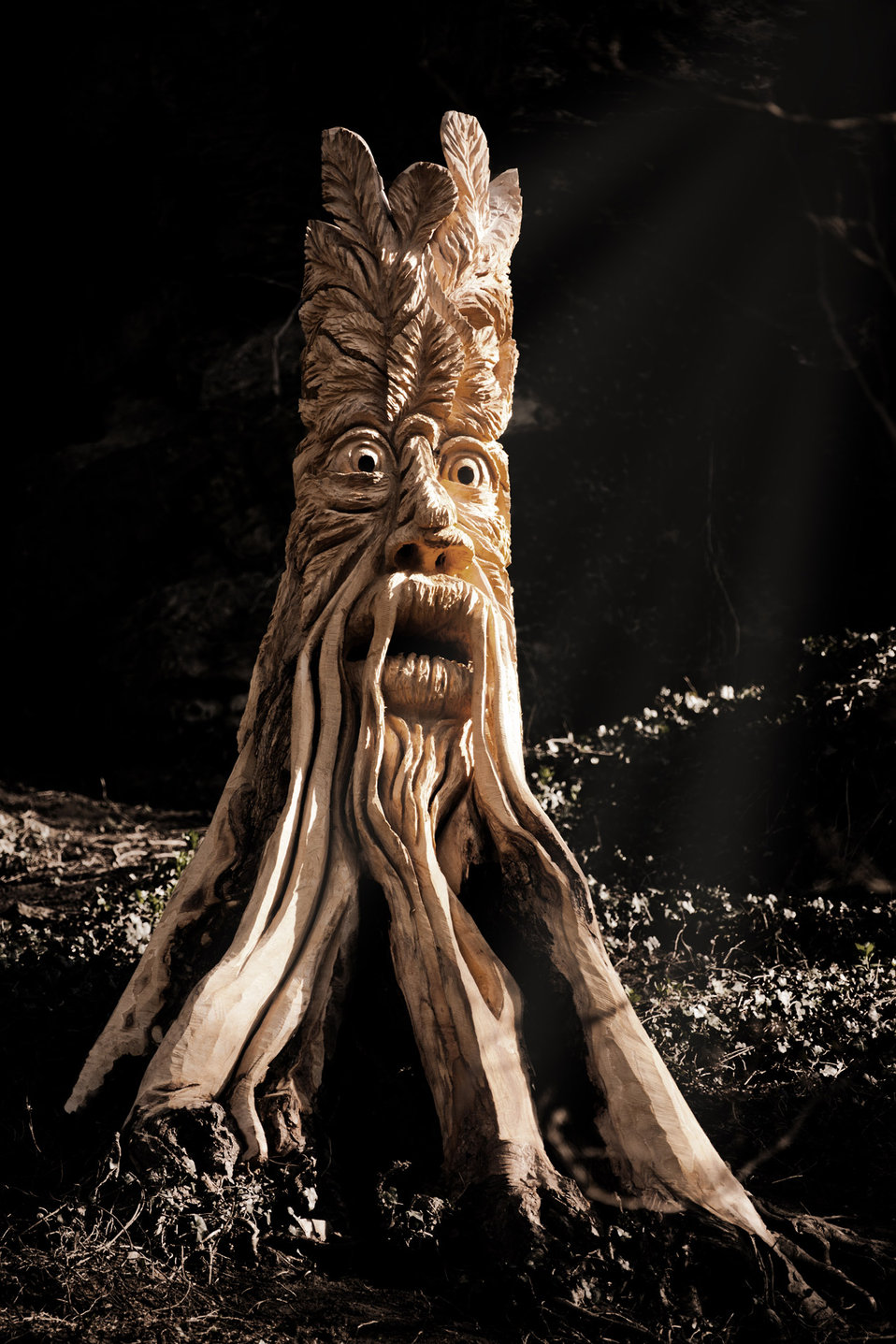 Stump sculpture