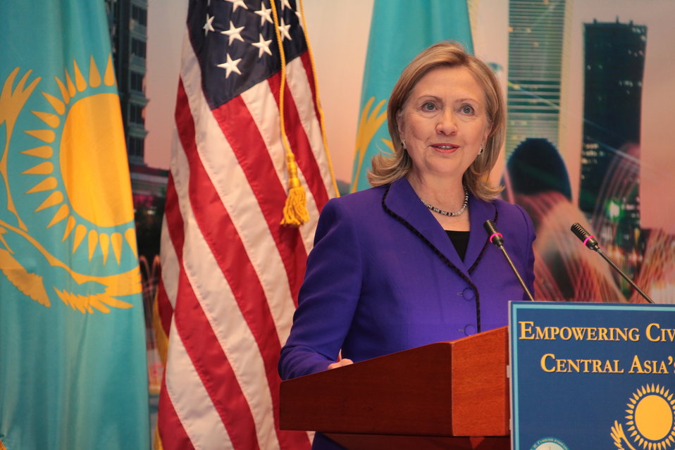 Public Domain Picture Secretary Clinton Participates in a Town Hall