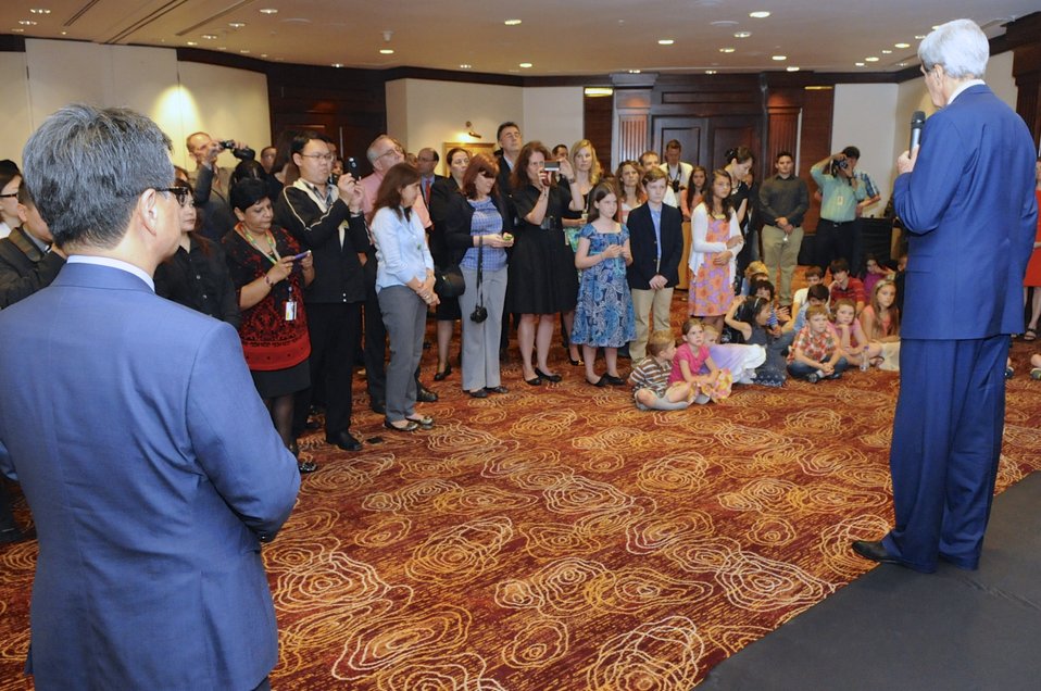 Secretary Kerry Thanks Embassy Kuala Lumpur Staff