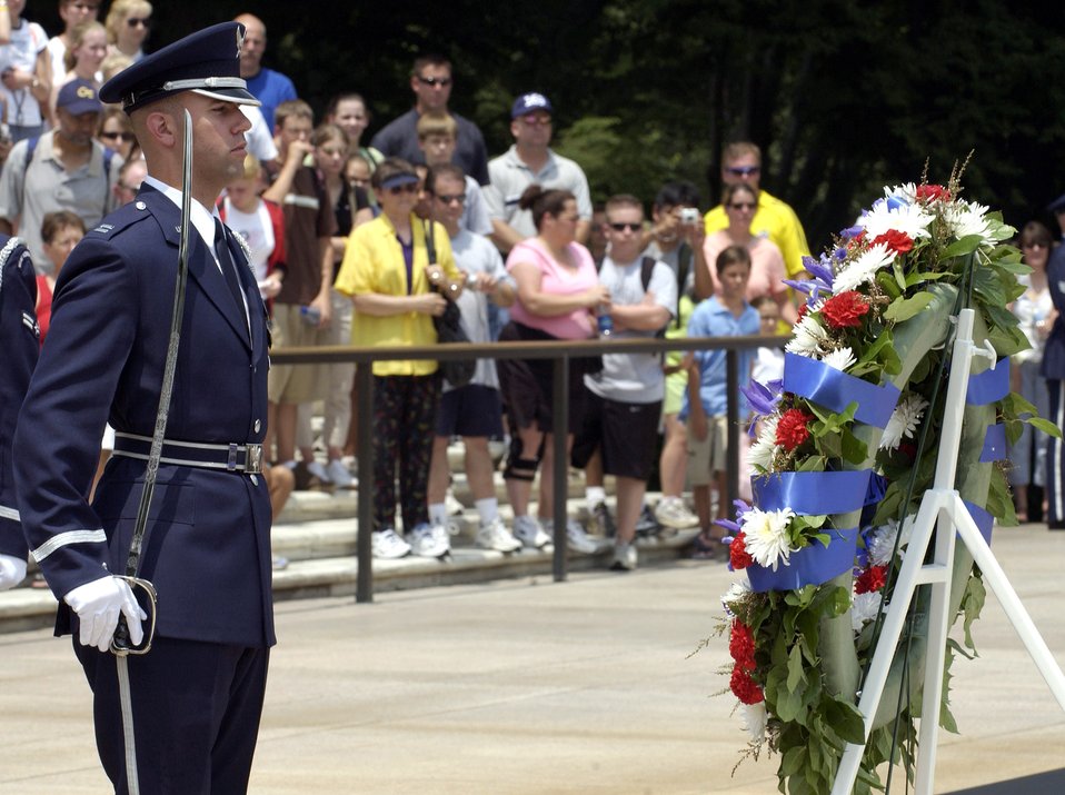 WWII 60th Anniversary Airpower Commemoration Wreath Laying ceremony