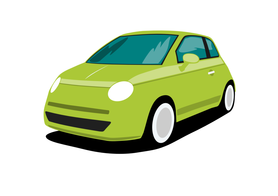 dark green car clipart