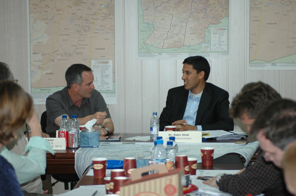 Dr Shah Visits Kandahar April 9, 2010