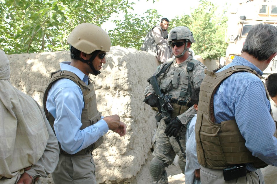 Dr Shah Visits Argandab April 10, 2010