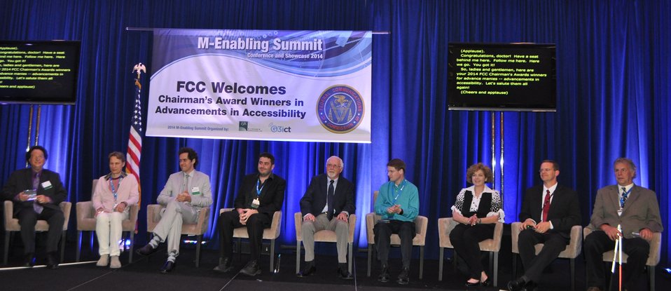 6.9.2014 Third Annual Chairman’s Awards for Advancement in Accessibility