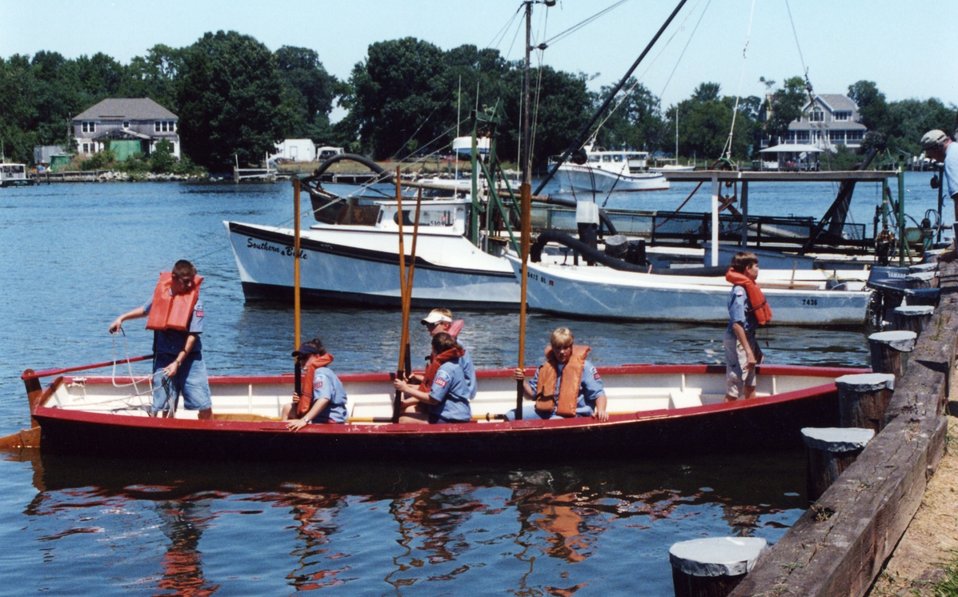  Sea Scouts dock at the Shadyside Blessing of the Fleet. 