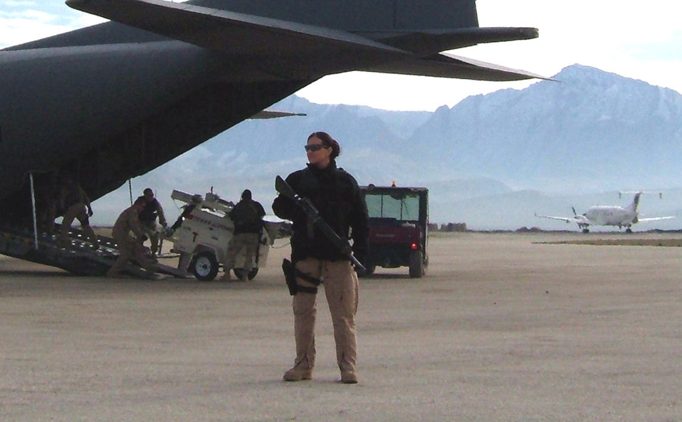 Security forces provide fly-away protection