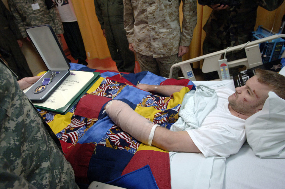 Purple Heart presentation