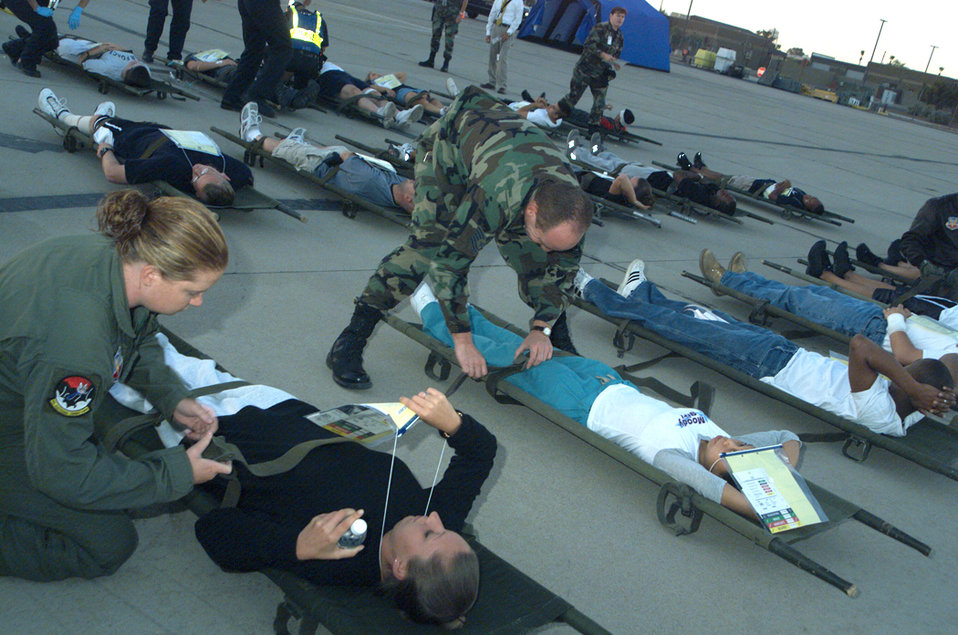 Medics 'exercise' their skills