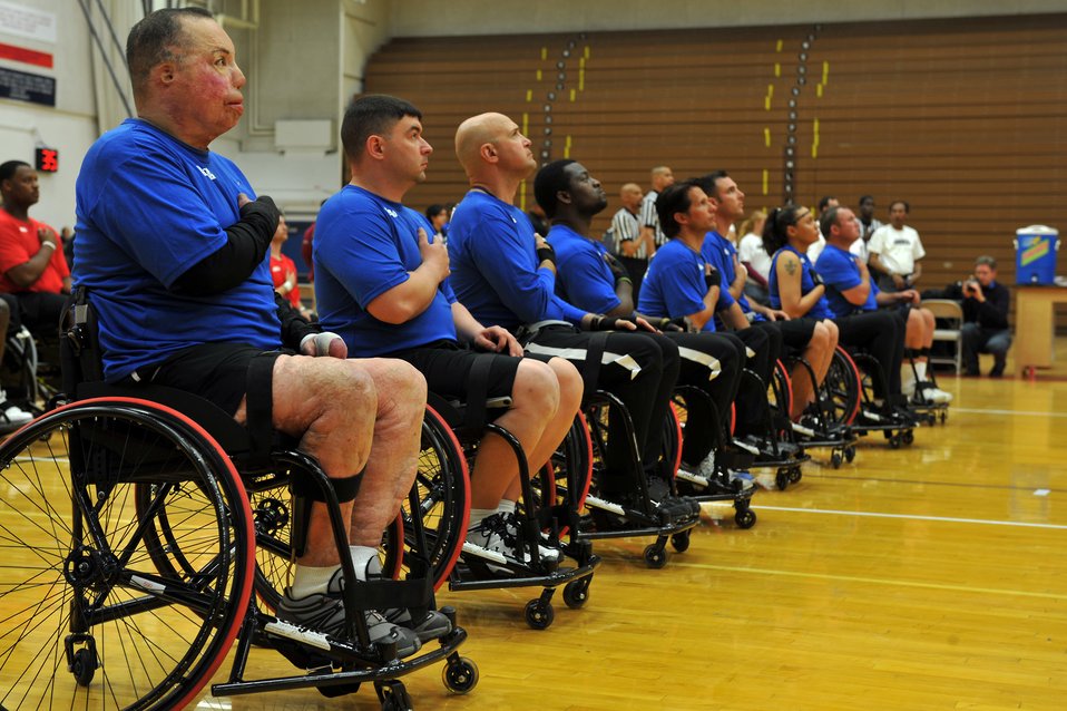 Warrior Games Team Air Force Basketball