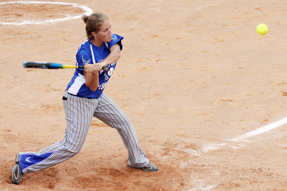 Air Force teams earn gold medals at armed forces softball championships