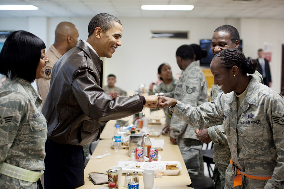 President Obama pays surprise visit to troops in Afghanistan