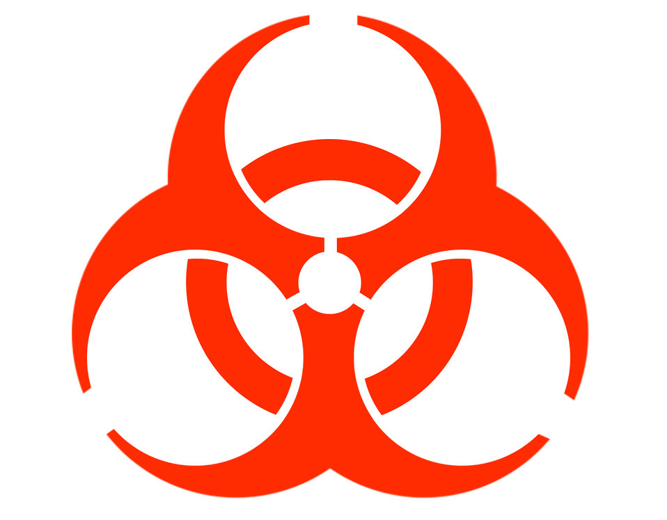 Biological hazard logo.