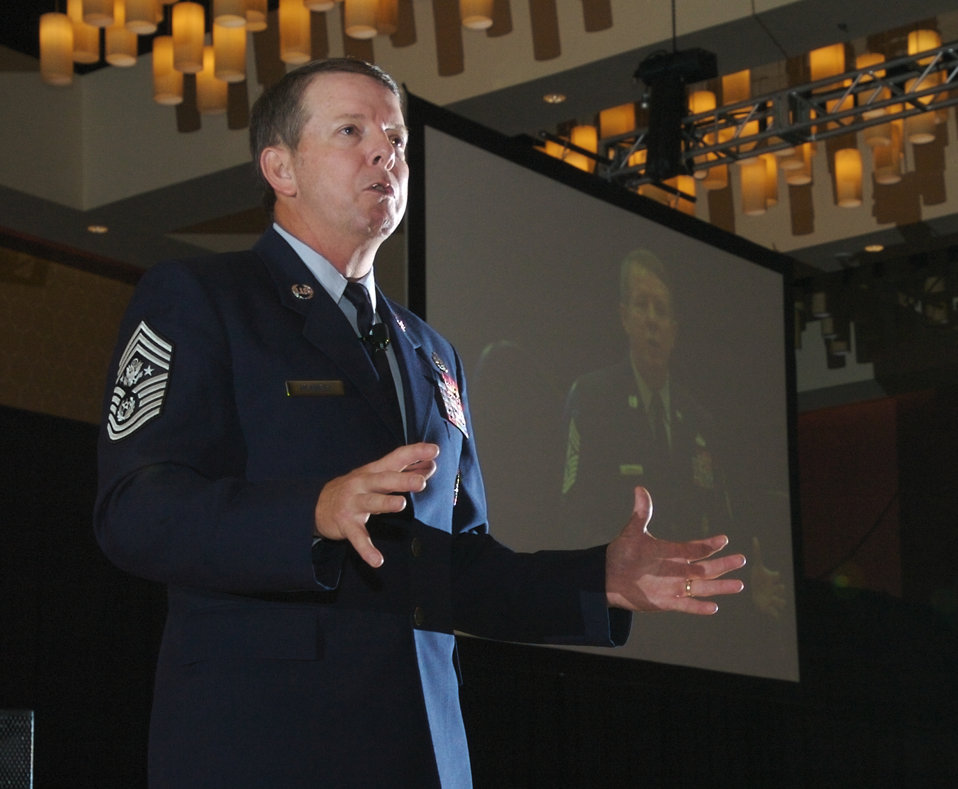 CMSAF highlights warrior Airmen, Air Force focus areas