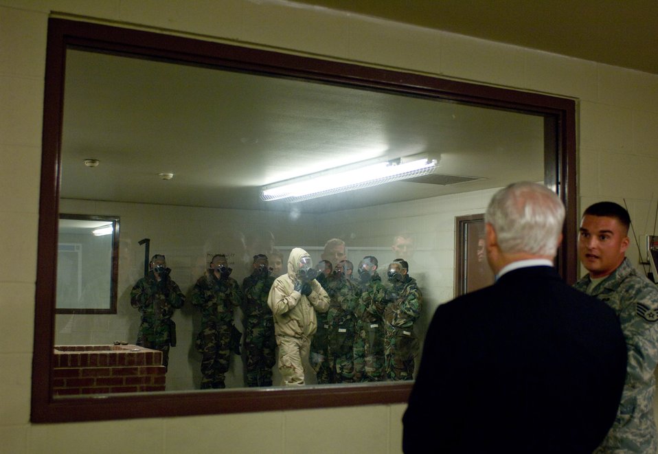 SECDEF visits Airmen, tour BMT facilities