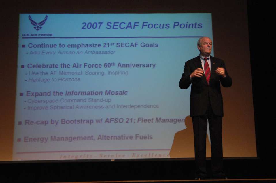 SECAF's town hall meeting