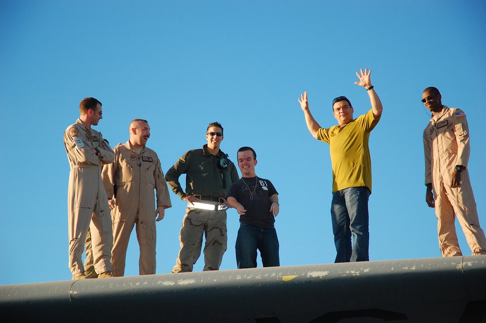 Carlos Mencia entertains deployed troops