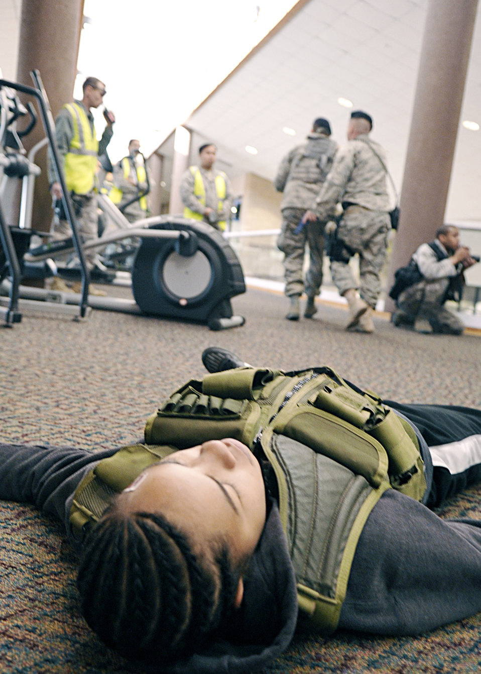 Holloman Airmen train for worst in active shooter exercise