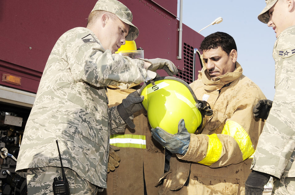 Ali firefighters prepare Iraqis for future