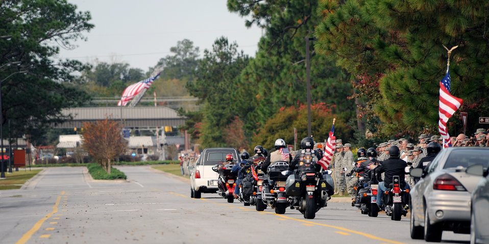 Moody community pay respect to fallen warrior