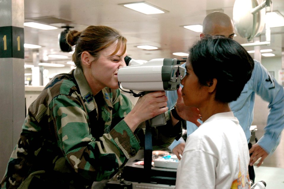 Aboard the USNS Mercy