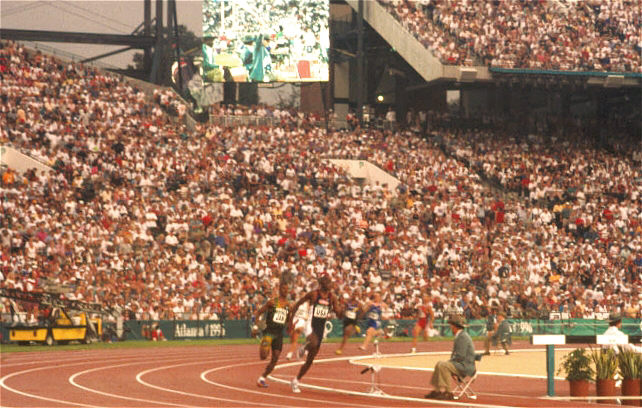 1996 Atlanta Olympics--track and field, men's 4x400m relay.