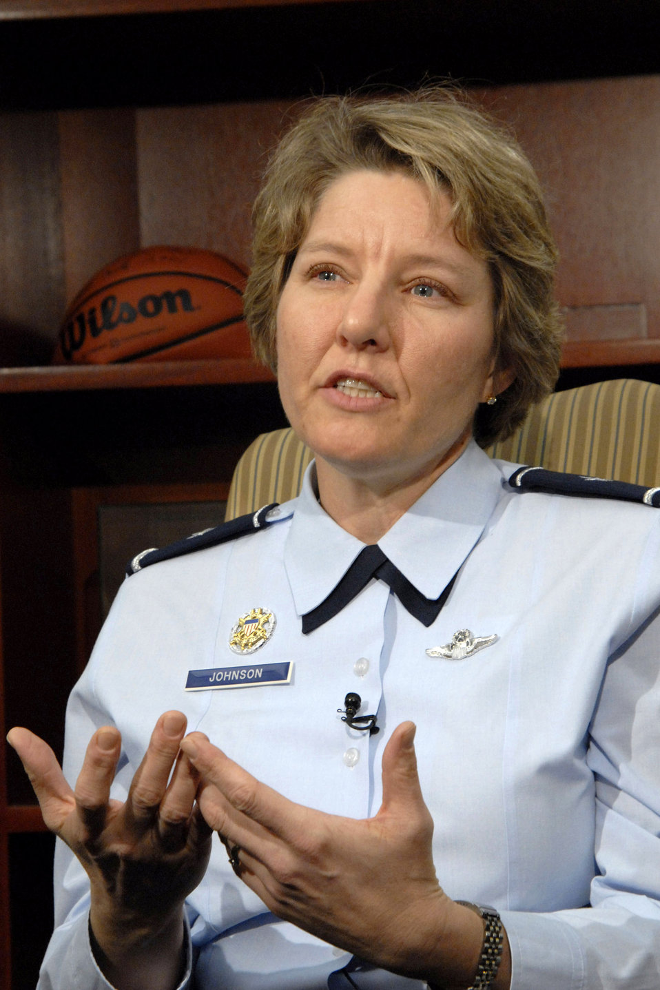 National sports program features female general