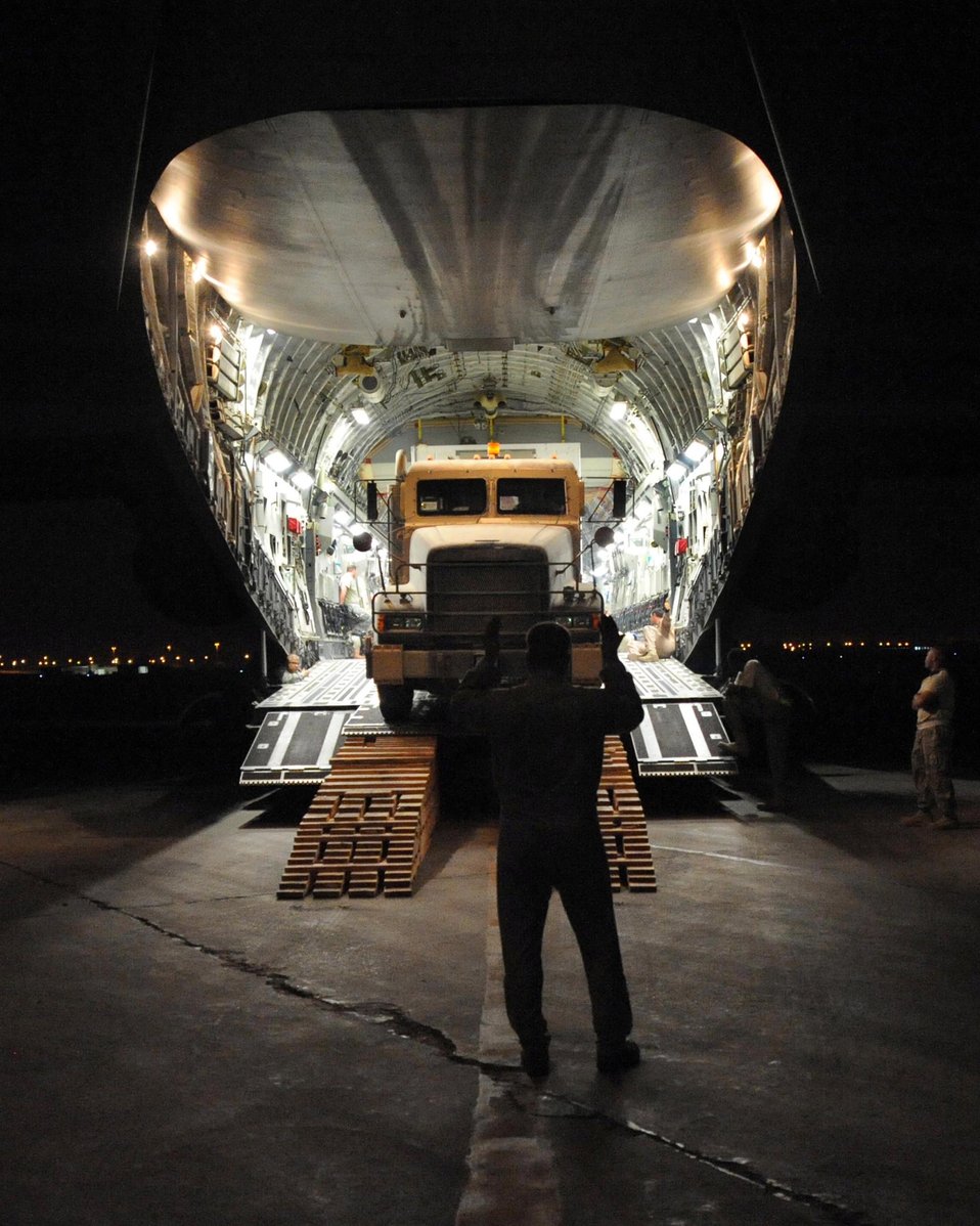 No cargo too large for Sather aerial port Airmen